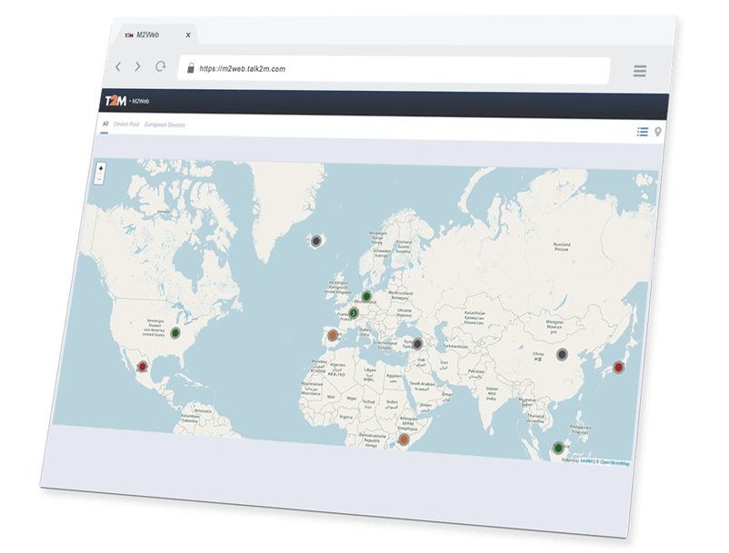 Nová verze M2Web od Ewon pro snadné monitorování KPI propojených strojů